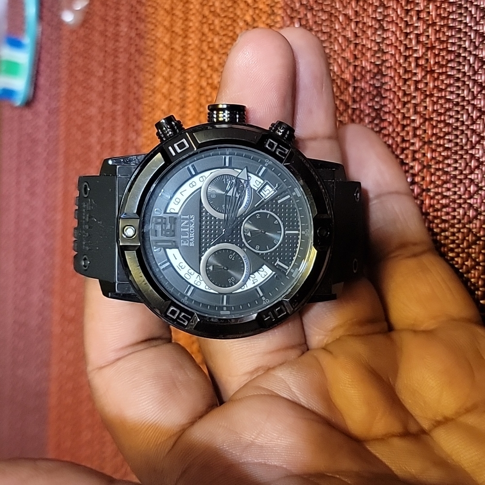 Mens Black Watch